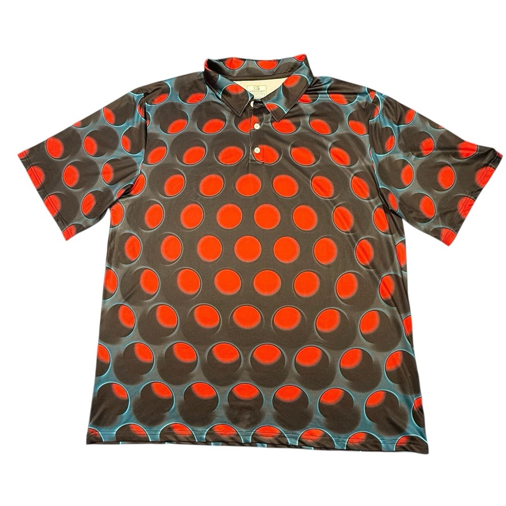 Obnoxious Golf - The Perforated - Polo‎ Mens XXL - Picture 2 of 5